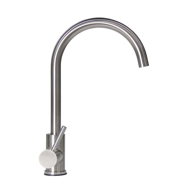 719324 - Flow Max™ Curved Gooseneck Faucet - Stainless Steel