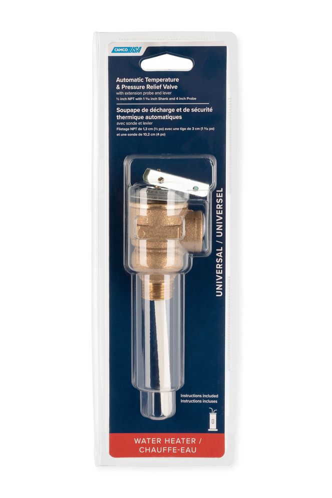 10423 - T&P Valve 1/2" w/4" Probe Coated, 150psi (E/F/S)