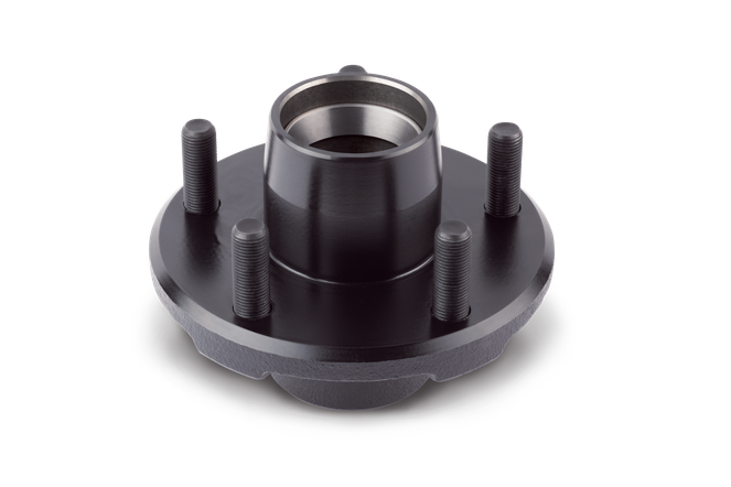 134332 - Idler Hub with Races & Wheel Studs - 2,200-lb. Axles, 5 on 4-1/2" Bolt Pattern, 1/2" Stud Size (Bulk Pallet)