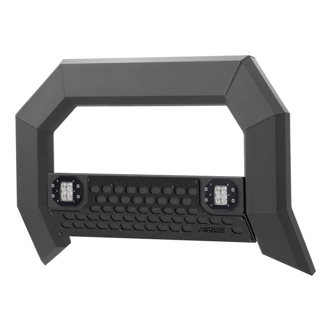 2163103 - AdvantEDGE Black Aluminum Truck Bull Bar with Lights, Select Ford F-250, F-350, F-450, F-550 Super Duty - 2017-2022 Ford F-250 Super Duty and more