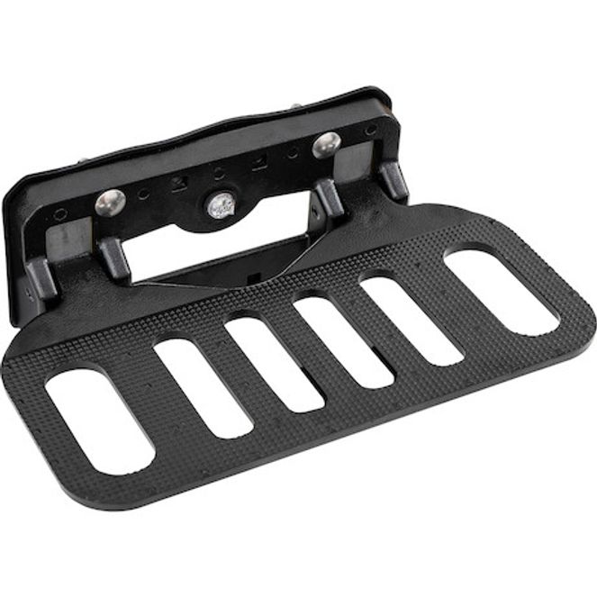 Bolt-On Aluminum Black Powder-Coated Folding Step