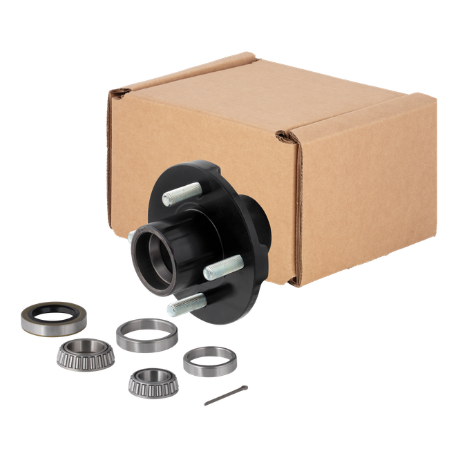 814206 - Idler Hub with Bearing Kit (Not Installed) - 2,200-lb. Axles, 4 on 4" Bolt Pattern, 1/2" Stud Size