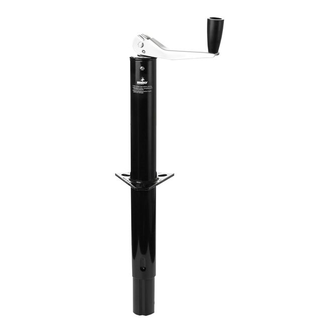 30780 - Man Top Wind Rnd A Frame Jack 5000 Tong 2-1/4" Dia Bolt-On or Weld-On Black