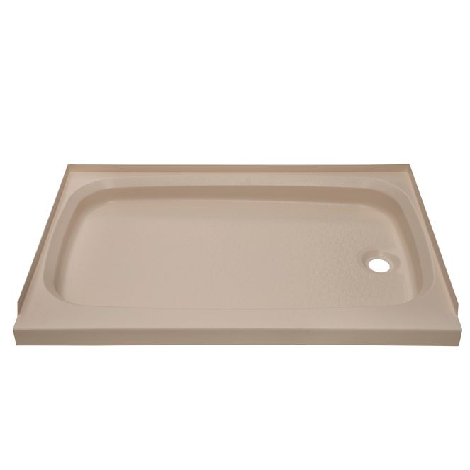 209496 - RV Shower Pan with Right Drain - 24" x 36" Parchment
