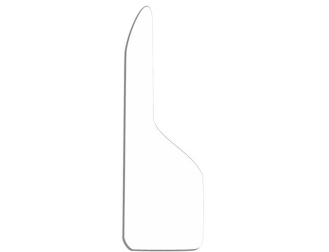 Thermo Flex Fender Guard White Mudflaps 12x37 Inch