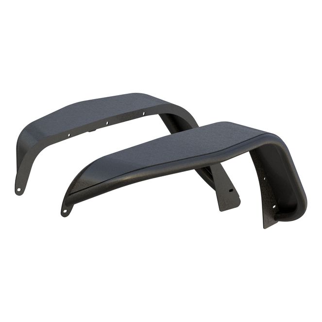 ARIES 1500201 Textured Black Aluminum Front Jeep Wrangler JK Fender Flares