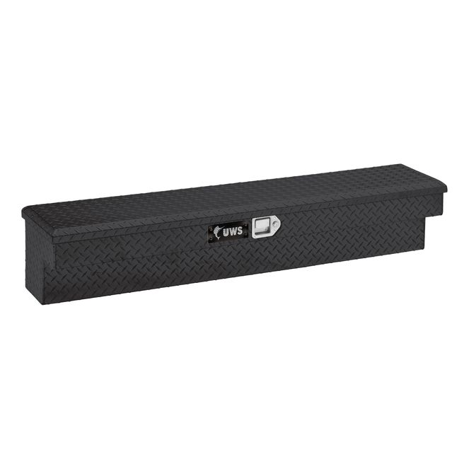 TBSM-72-BLK - Gloss Black Aluminum 72" Truck Side Tool Box (LTL Shipping Only)