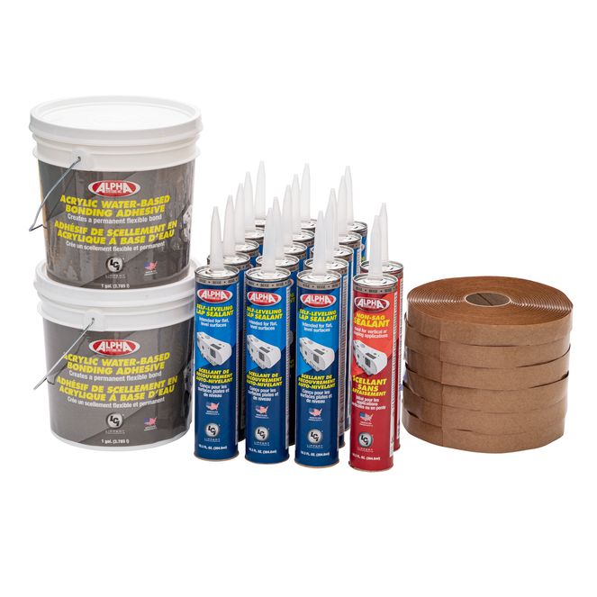 862423 - SuperFlex RV Roof Kit, Beige (26' and Above)