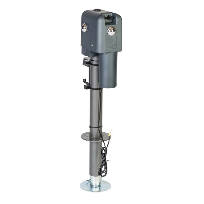 87247 - Elect 4500 LB Cap 18" Travel With 6" Drop Down Leg 3 St& LEDS W/O Remote Slvr