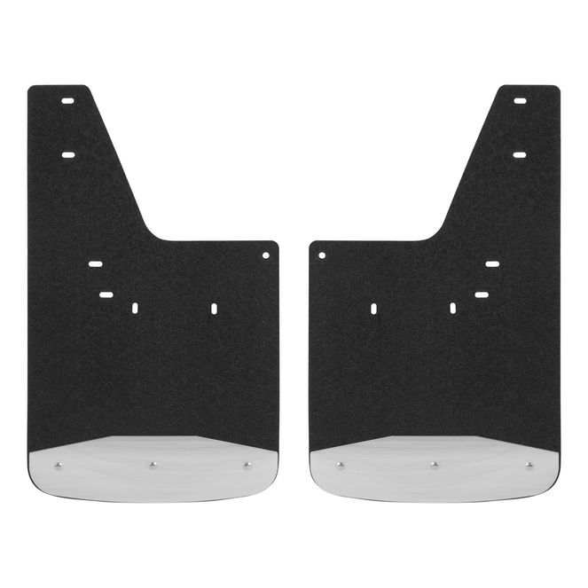 LUVERNE 250930 Front 12-Inch x 20-Inch Textured Rubber Mud Guards, Select Dodge, Ram 1500, 2500, 3500, 2 Flaps