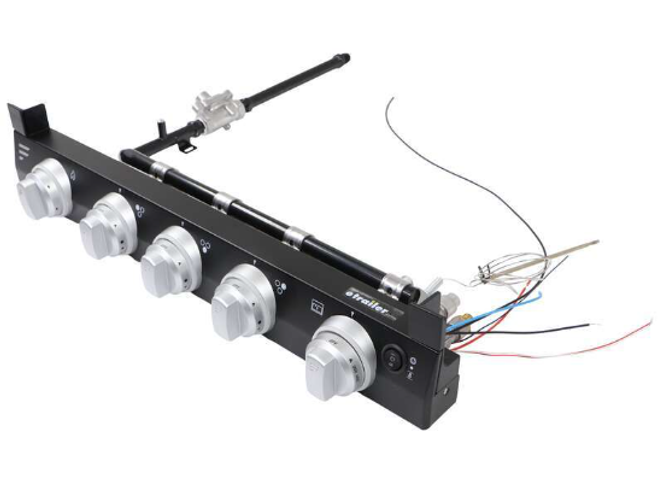 2021124091 - Replacement Front Panel Module for 17" and 21" 2-in-1 Range Ovens (silver knobs and Ignitor included) #C-F1S17L02A-BL-005