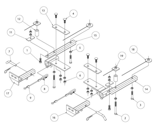 1427-1 - BASEPLATE - 2006-2010 Jeep Commander, 2005-2010 Jeep Grand Cherokee