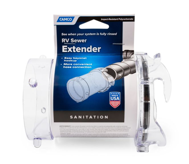 39573 - RV Sewer Extender, 5" Clear Adapter (Eng/Fr)