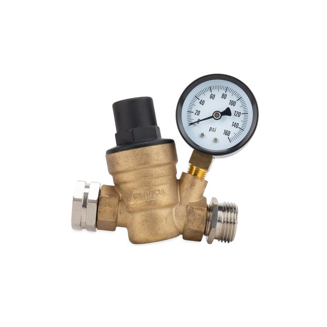 40058 - Adjustable RV/Marine Brass Water Pressure Regulator