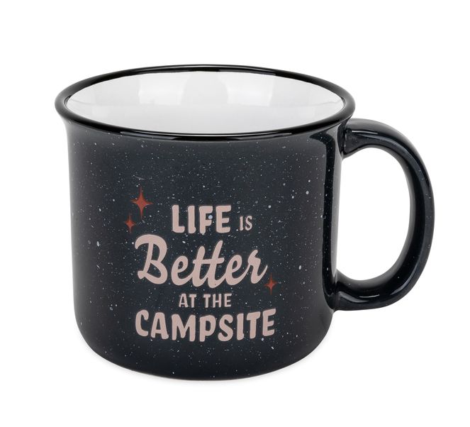 53473 - LIBATC, Mug, Gray/Blue, Camco, 14oz