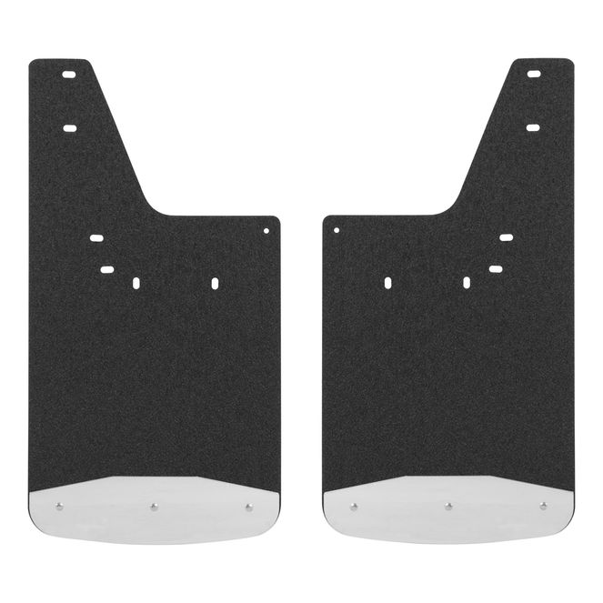 LUVERNE 250933 Rear 12-Inch x 23-Inch Textured Rubber Mud Guards, Select Dodge, Ram 1500, 2500, 3500, 2 Flaps