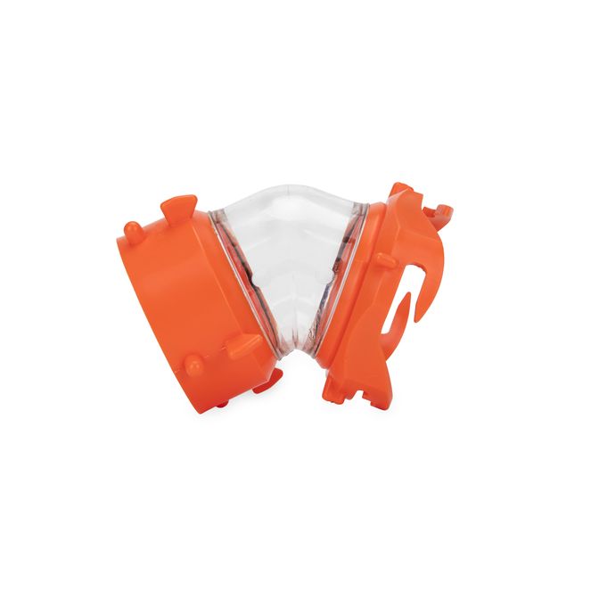 39847 - RhinoFLEX 45-Degree Clear Swivel RV Sewer Fitting