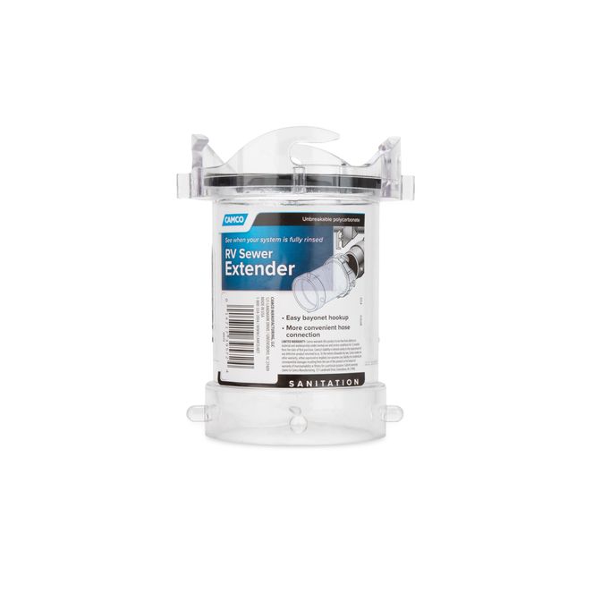 39572 - 5″ Clear RV Sewer Hose Extender