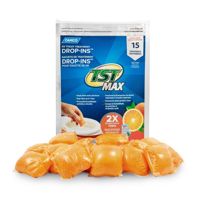 41180 - MAX Orange Drop-Ins, 15/bag (Eng/Fr)