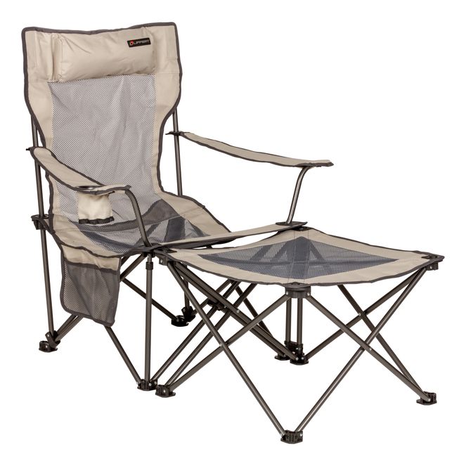 2022114829 - Sun Soaker™ Vented Reclining Camping Chair with Footrest - Sand