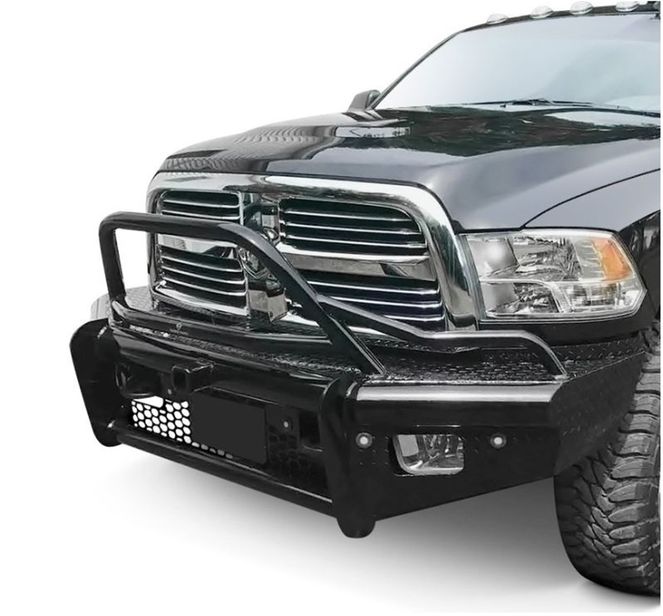 BTD101BLRS - Legend BullNose Series Front Bumper - 2011-2018 Ram 2500, 2011-2018 Ram 3500, 2014-2016 Ram ProMaster 2500 and more