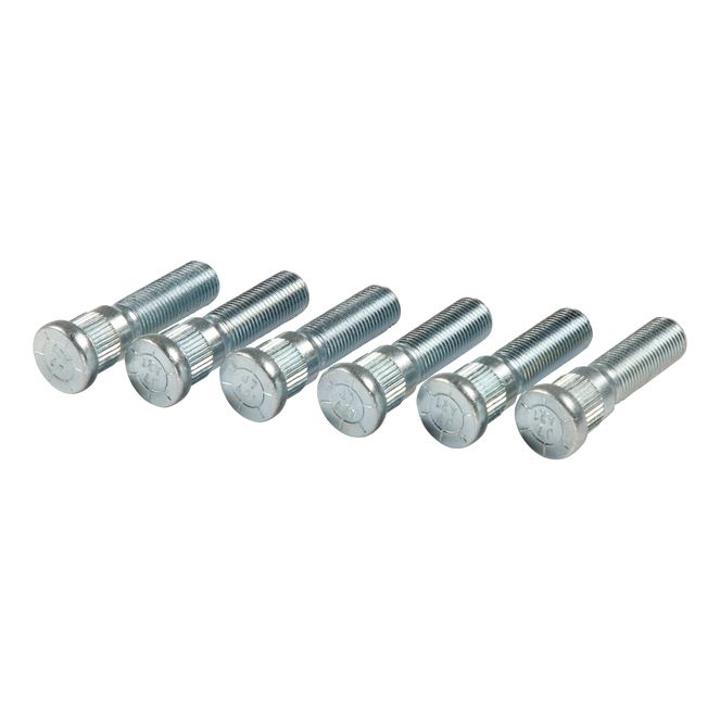 2023134013 - Trailer Axle Wheel Stud - 0.617" Knurl, 1/2"-20 Thread Size, 2" Shoulder Length (6-Pack)
