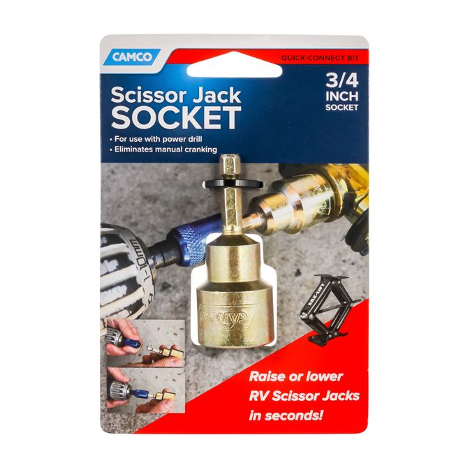 57367 - 3/4IN QUICK CONNECT, SCISSOR JACK SOCKET (CAMCO)