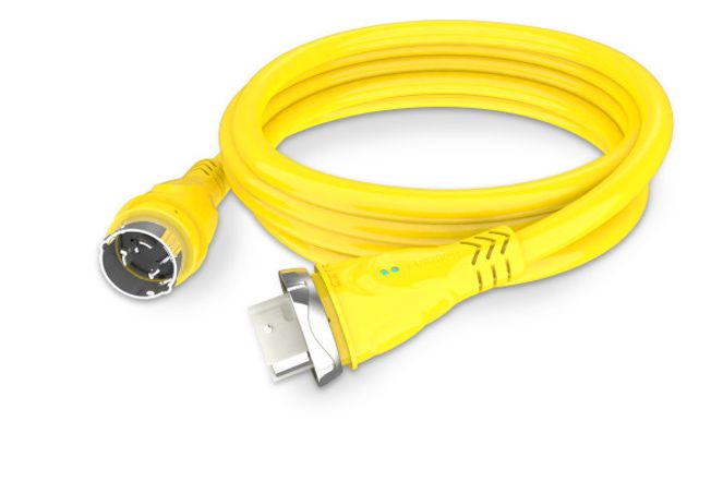 2021123650 - Powersmart™ 50' RV Power Cord - 50A, 125/250V, Yellow #F50250-SY-AM