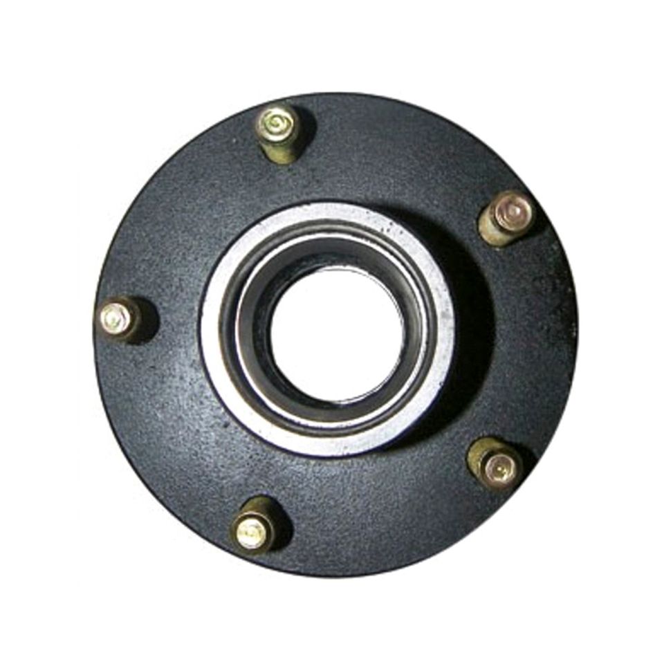 158529 - Idler Hub with Races & Wheel Studs - 2,200-lb. Axles, 5 on 4-1/2" Bolt Pattern, 1/2" Stud Size (Bulk Pallet)