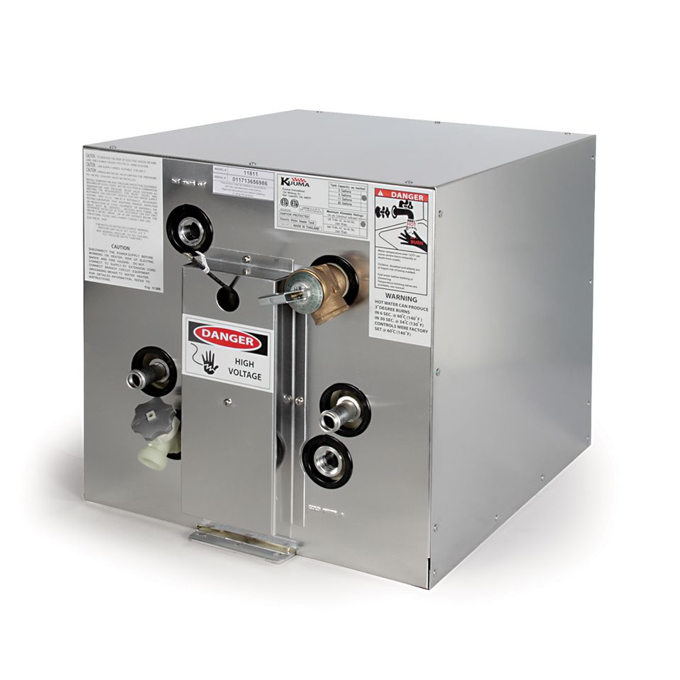 11811 - 6 Gal WH, 120V Front Heat Exch,Fr/Back Mount, UL