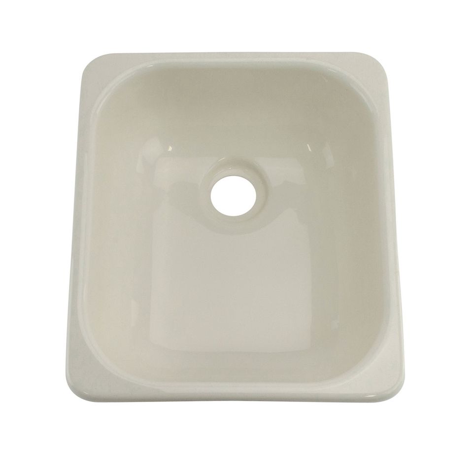 209630 - Square Galley/Kitchen Sink; 13" x 15" (White)