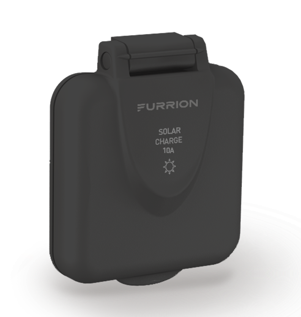 2021123609 - 10A RV Solar Port Inlet - Black #FSPINS-BS-OEM