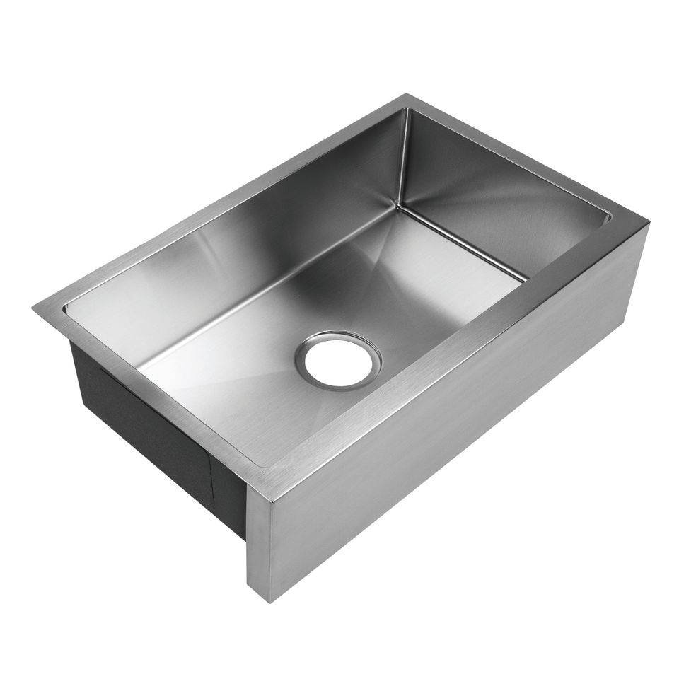 389910 - Single Farmers Sink; 27" x 16" x 7" (Stainless Steel)
