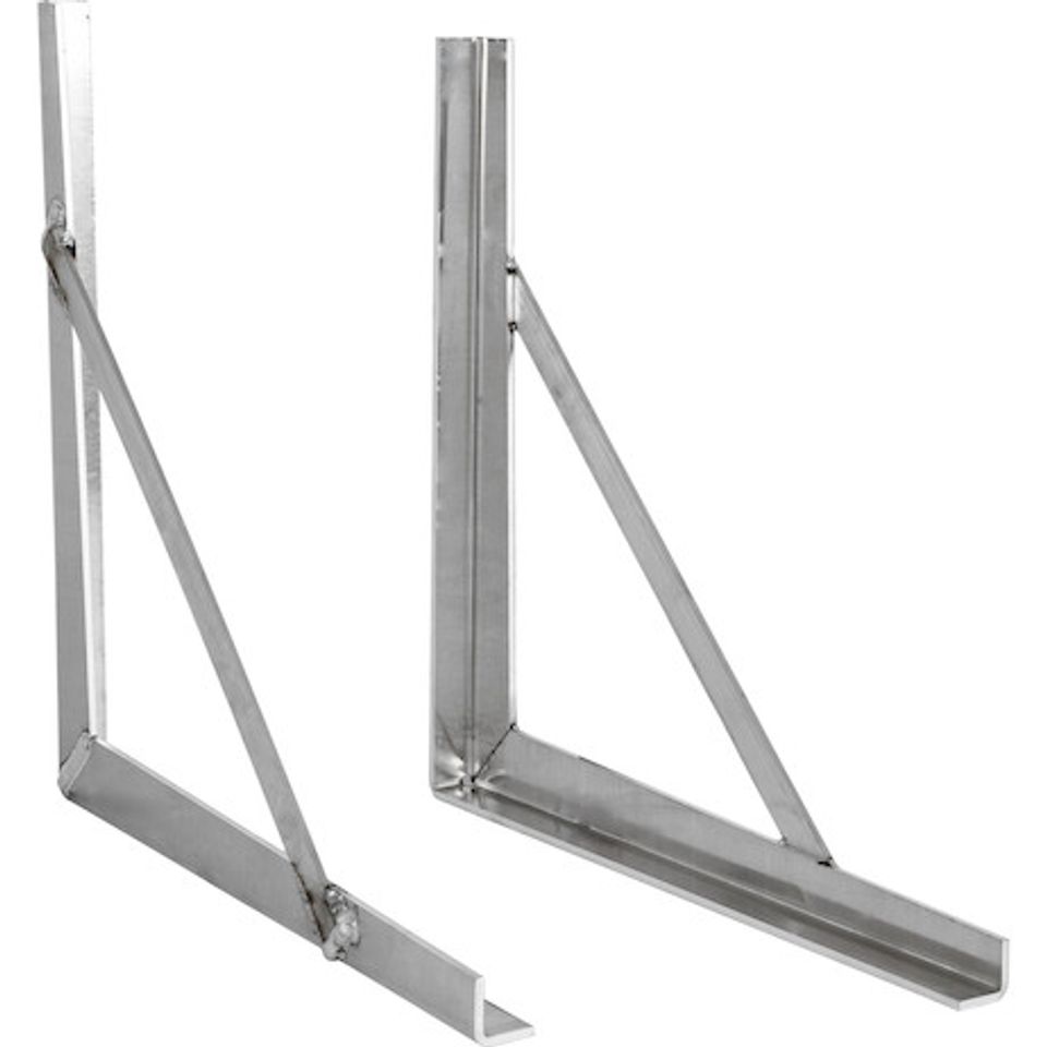 1701040 - 24x24 Inch Welded Aluminum Truck Tool Box Brackets