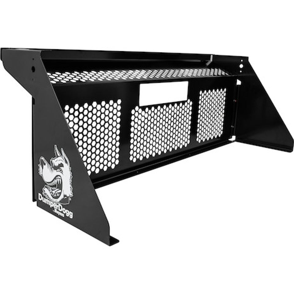 5531010 - Black Steel Bolt-On Cab Guard for DumperDogg®-Use with Steel Insert