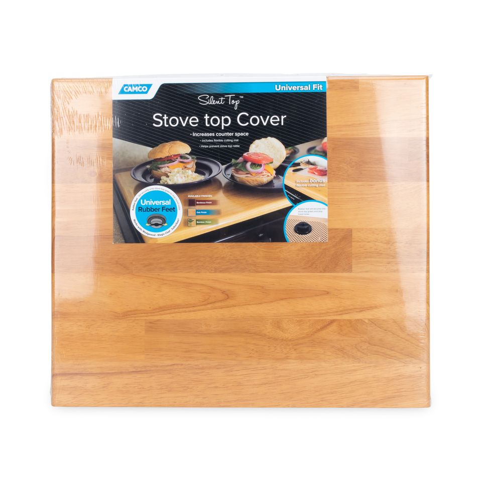 43521 - Oak Accents RV Silent Top Stovetop Cover, 19 ½-Inches x 17-Inches x ¾-Inches