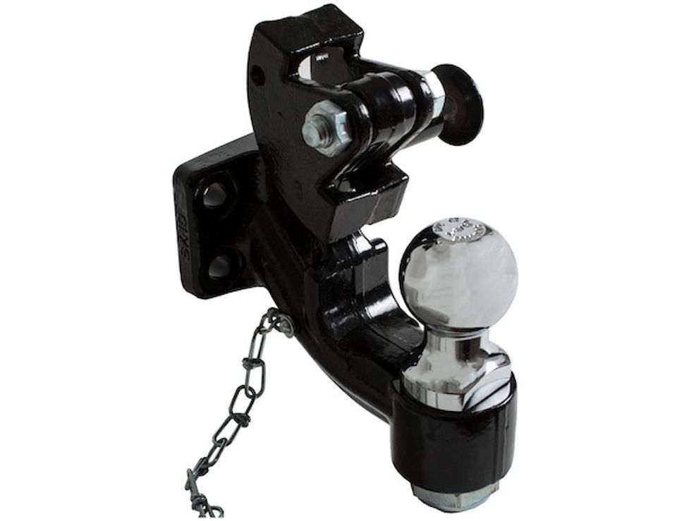 10052 - 10 Ton Combination Hitch with Mounting Kit - 2 Inch Ball (BH10 Series)