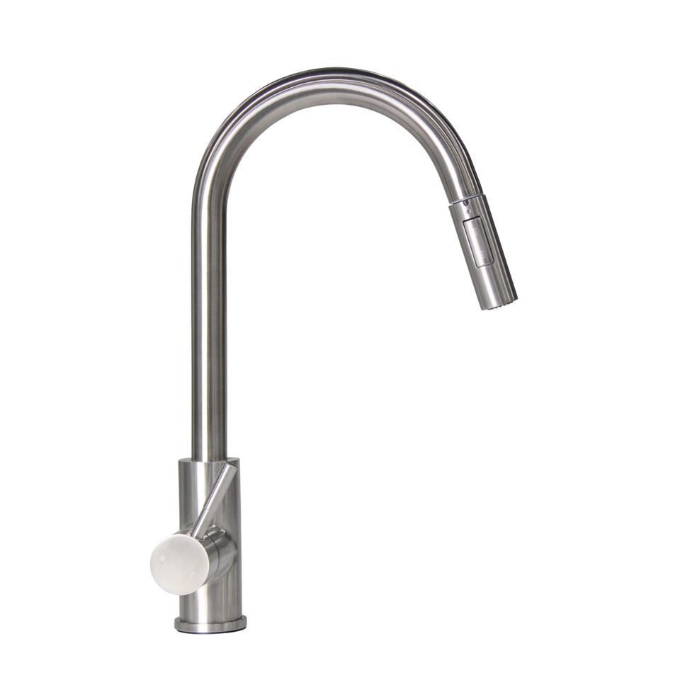 719333 - Flow Max™ Bullet Pull-Down Kitchen Faucet - Stainless Steel