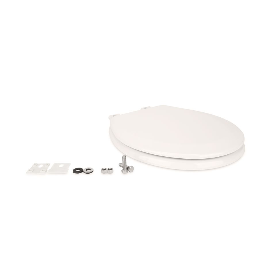 41727 - Replacement Lid & Seat for Premium Ceramic RV Toilet, Bone