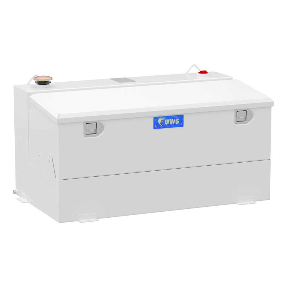 ST-75-COMBO-W - White 75-Gallon Steel-Aluminum Combo Transfer Tank