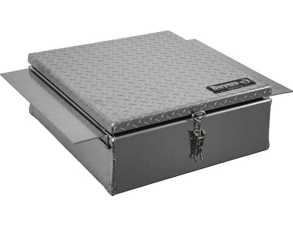 1705384 - 9x24x22 Inch Diamond Tread Aluminum In-Frame Truck Tool Box