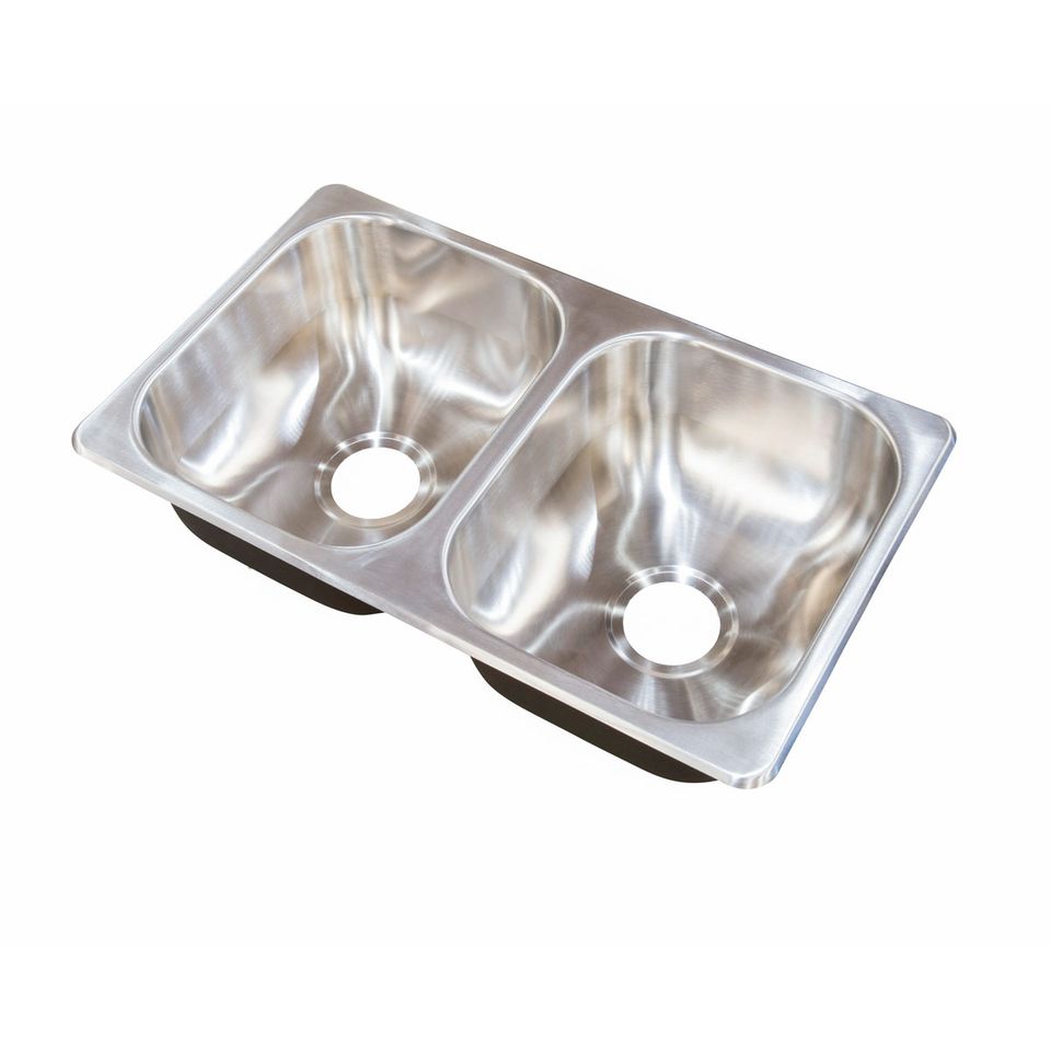 388412 - Double Drawn Sink; 27" x 16" x 7" (Stainless Steel)