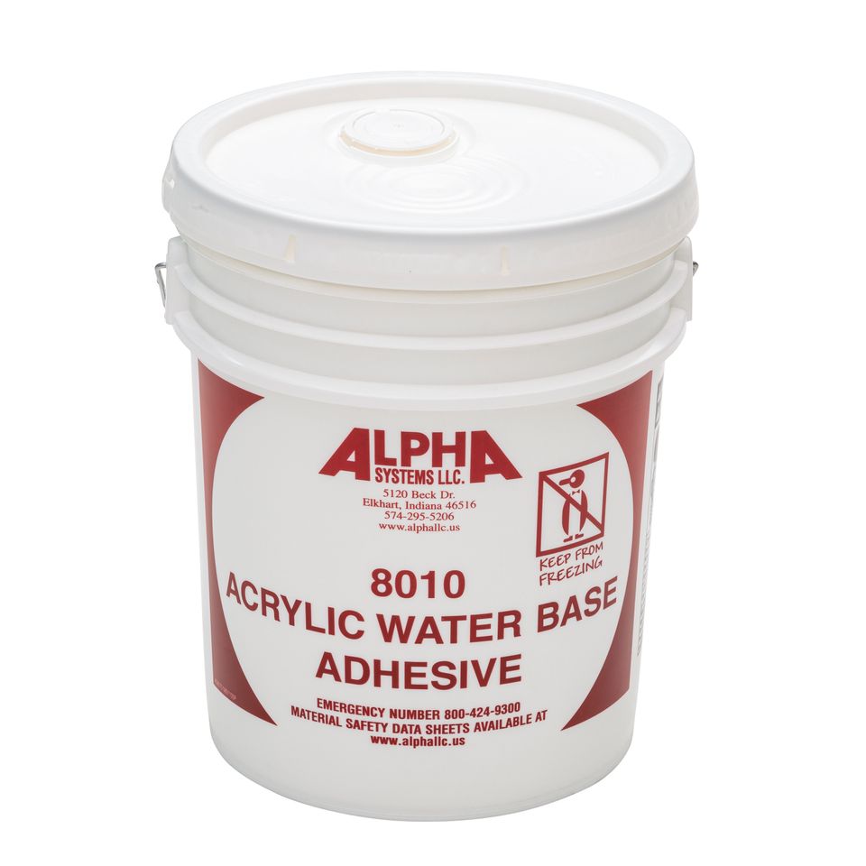 2020002231 - 8010 Water Based Adhesive (5 Gallon)