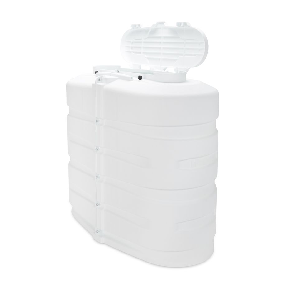 50513 - Double RV Propane Tank Cover, 30 lb, White
