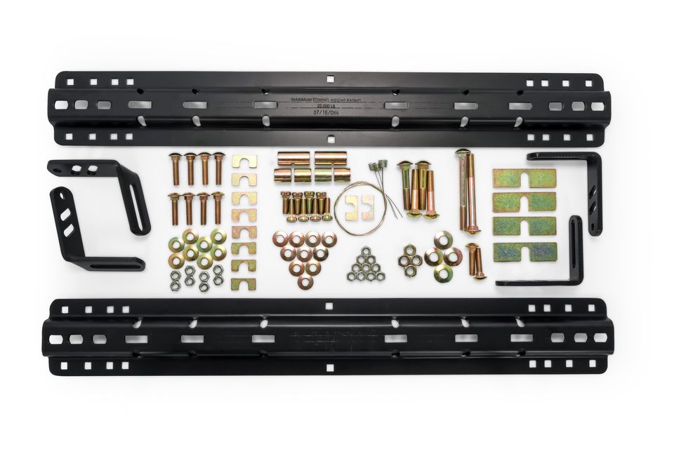 48630 - Install Kit, 16-22K, 4/10-Bolt FifthWheel,Bckts/Hdw/BedRail