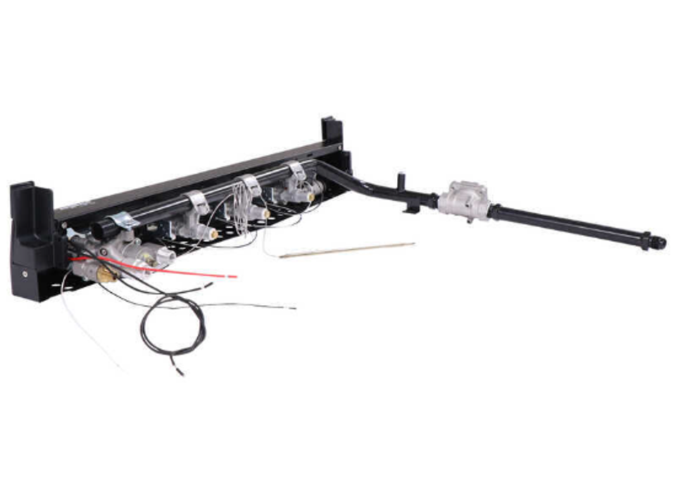 2021124219 - Replacement Front panel module (Black) with Knobs and Ignitor included for 16" or 22" 2-in-1 Range Ovens #C-FS21DB4A-BL-009