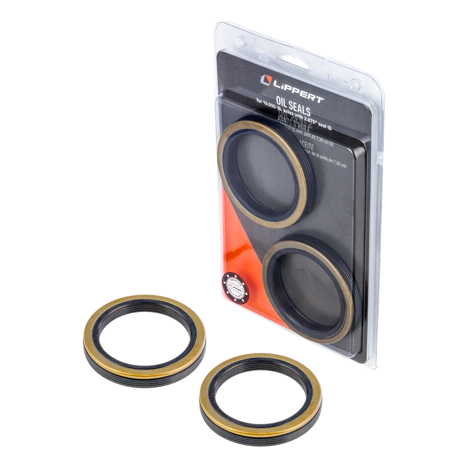 2023134019 - Unitized Oil Seal - 10,000-lb. Axles, 2.875" Spindle Shaft Diameter, 3.875" Hub Bore Diameter (2-Pack)