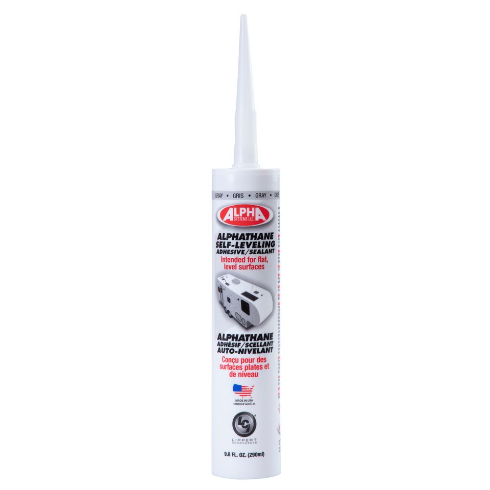 862220 - 5121 ALPHATHANE 100% Solids Self-Leveling Sealant, Gray (9.8 Oz. Tube)