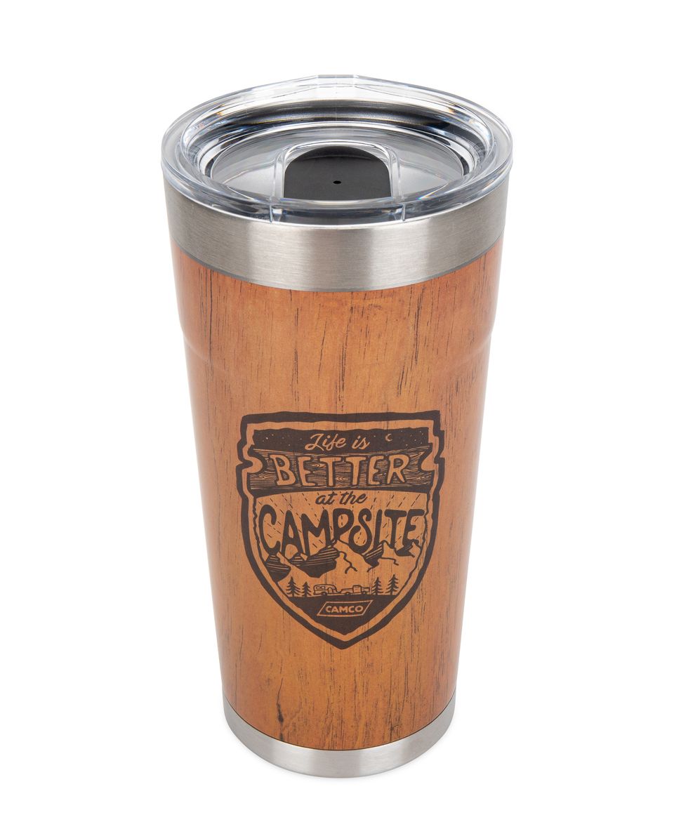 53327 - Wrapped Tumbler, Wood Grain, 20 oz.