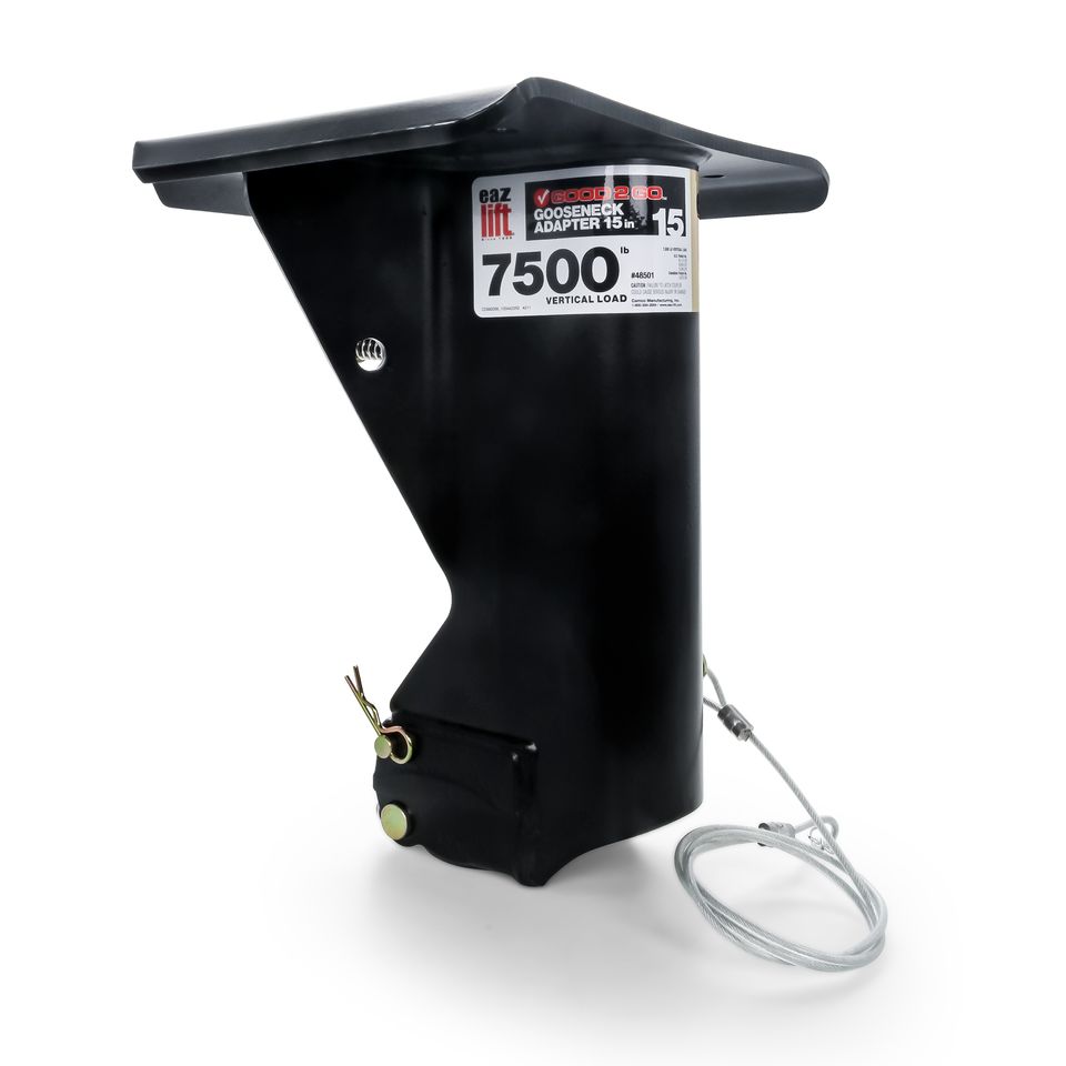 48501 - Eaz-Lift Gooseneck Adapter, 15-Inch
